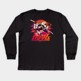 gundam barbatos Kids Long Sleeve T-Shirt